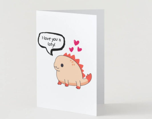 Axolotl Love Card | Funny Valentine's Day Printable (Digital Download)
